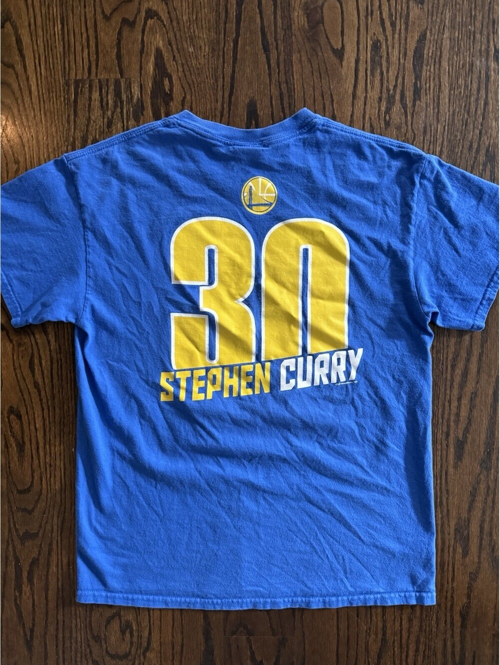 Stephen Curry #30 Golden State Warriors Majestic T Shirt Mens M NBA Blue